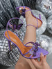 Women's Pointed-toe Three-dimensional Butterfly Heel Sandals