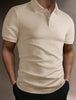 American Striped Men's Polo Shirt Men's Business Loose Breathable