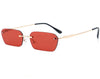 Fashion Rectangle Rimless Eye Protection Sunglasses