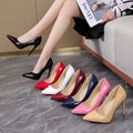 Plus Size Women's Shoes High Heels Sexy Stiletto Fruit Color