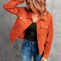 Women's Corduroy Long Sleeve Jacket